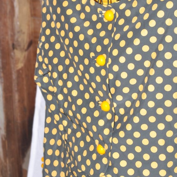 DAVID HAYES 100% Silk 2-piece Polka Dot Skirt Suit - Picture 2 of 8